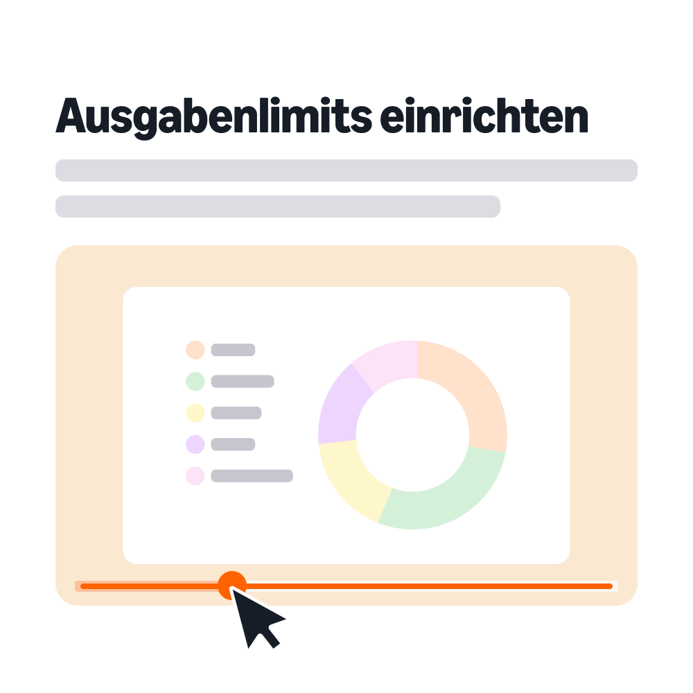 So legen Sie Ausgabenlimits fest
