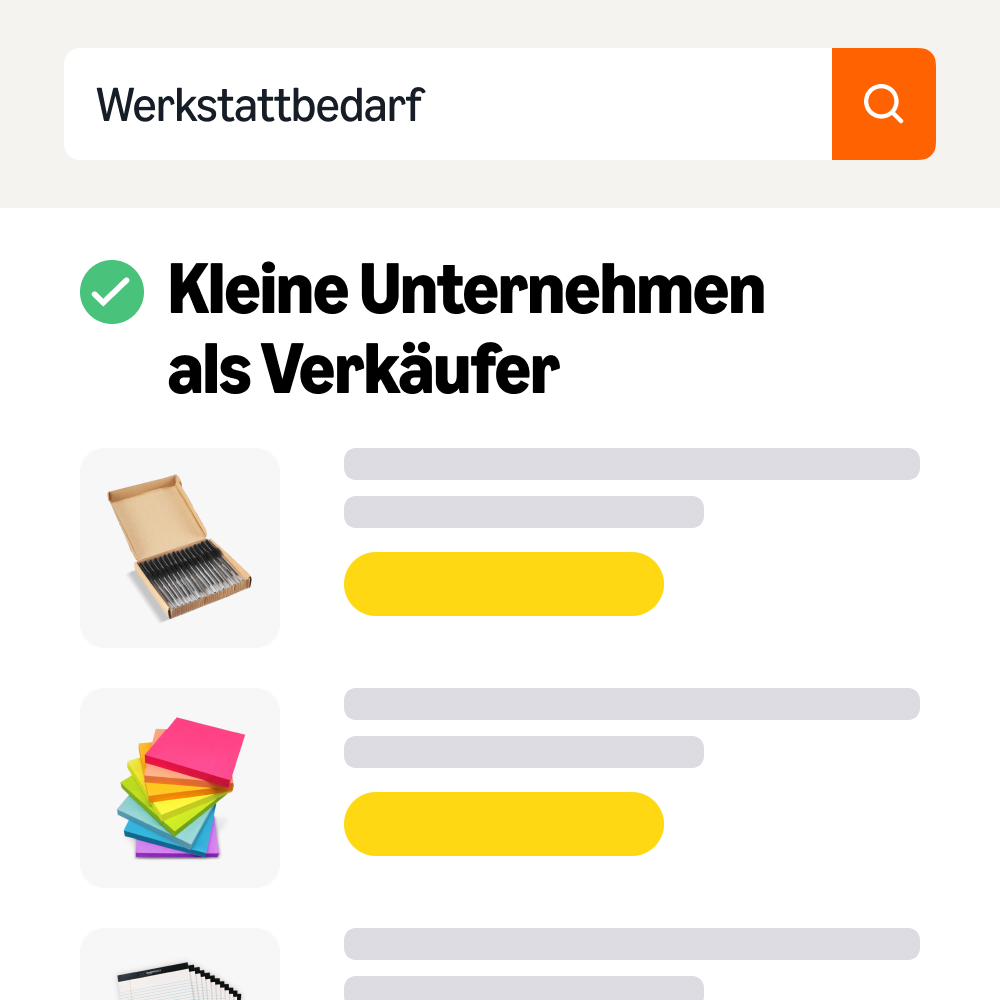 Kleine Business-Verkäufer