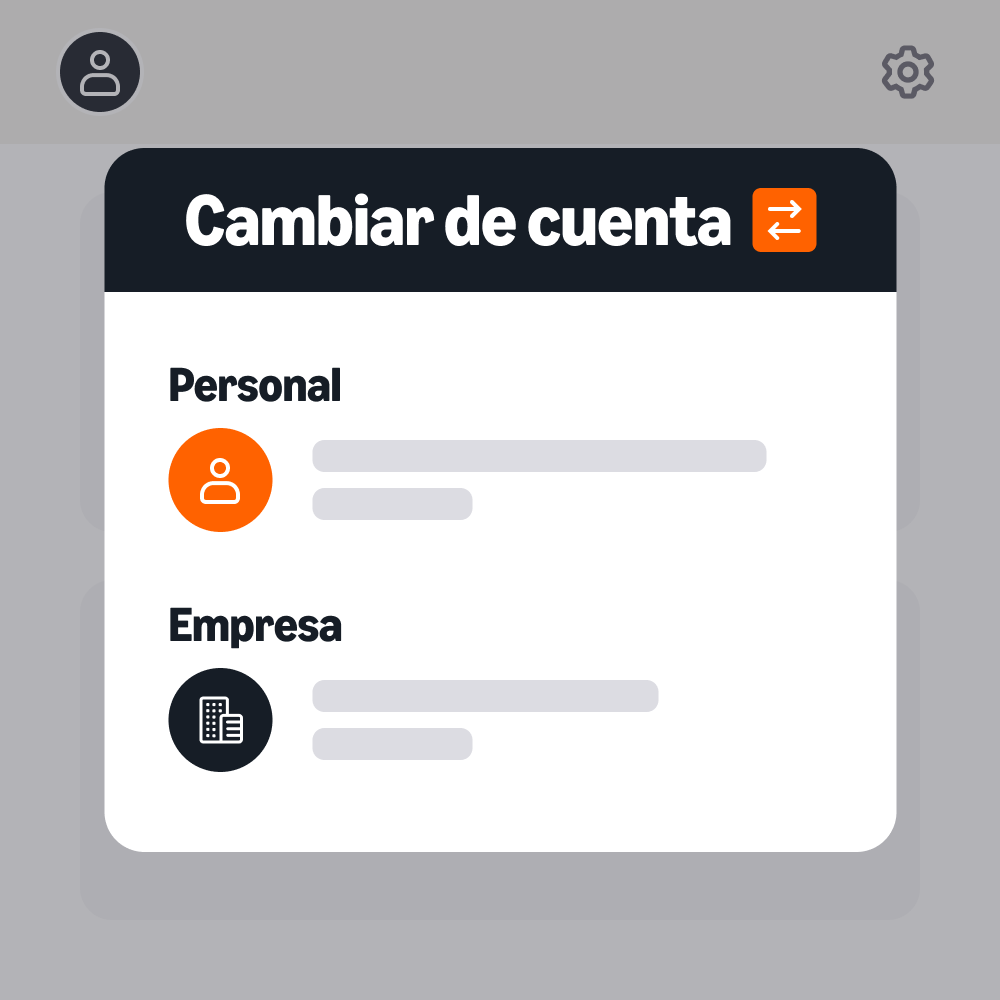 utilizar otra cuenta
