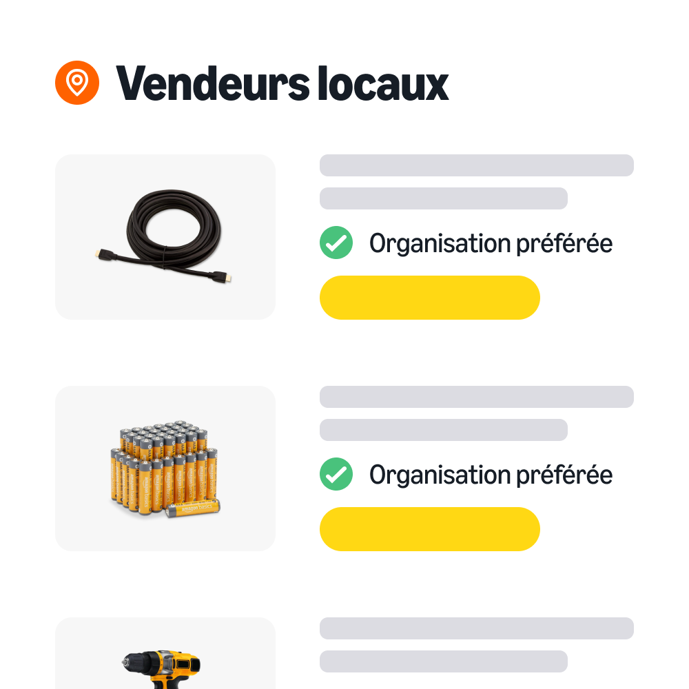 vendeurs locaux