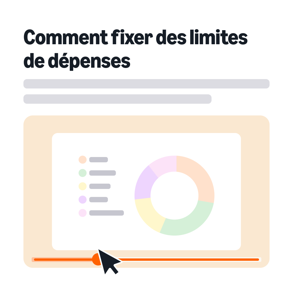 comment d&eacute;finir des limites de d&eacute;pense