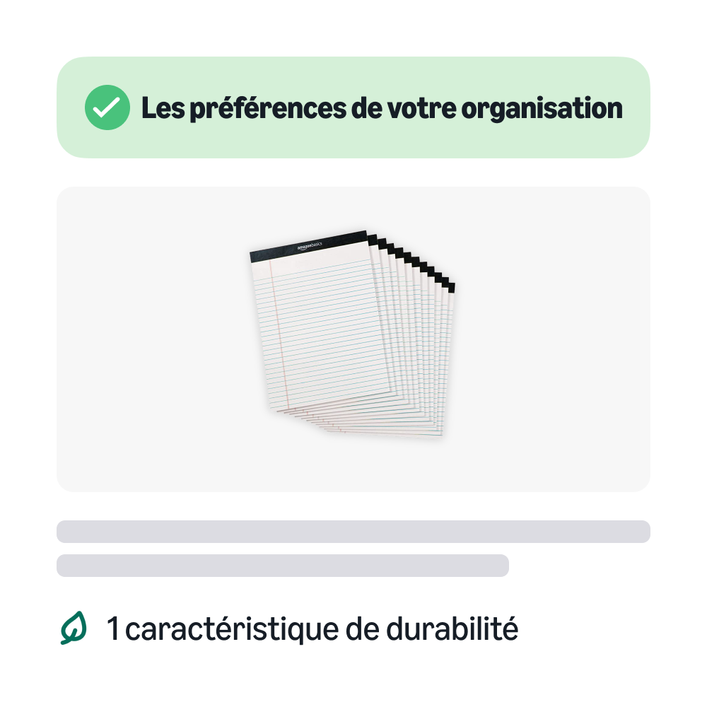 pr&eacute;f&eacute;r&eacute;(s) par votre entreprise