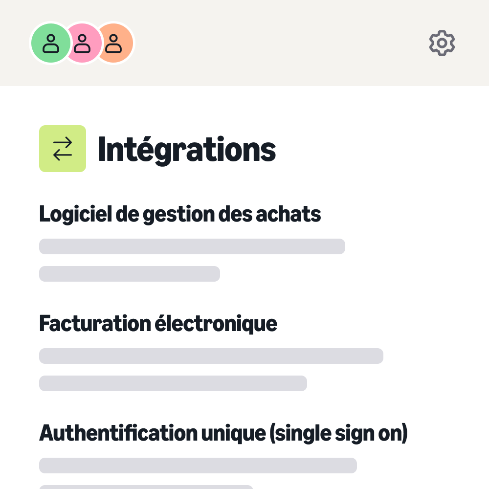 Intégrations