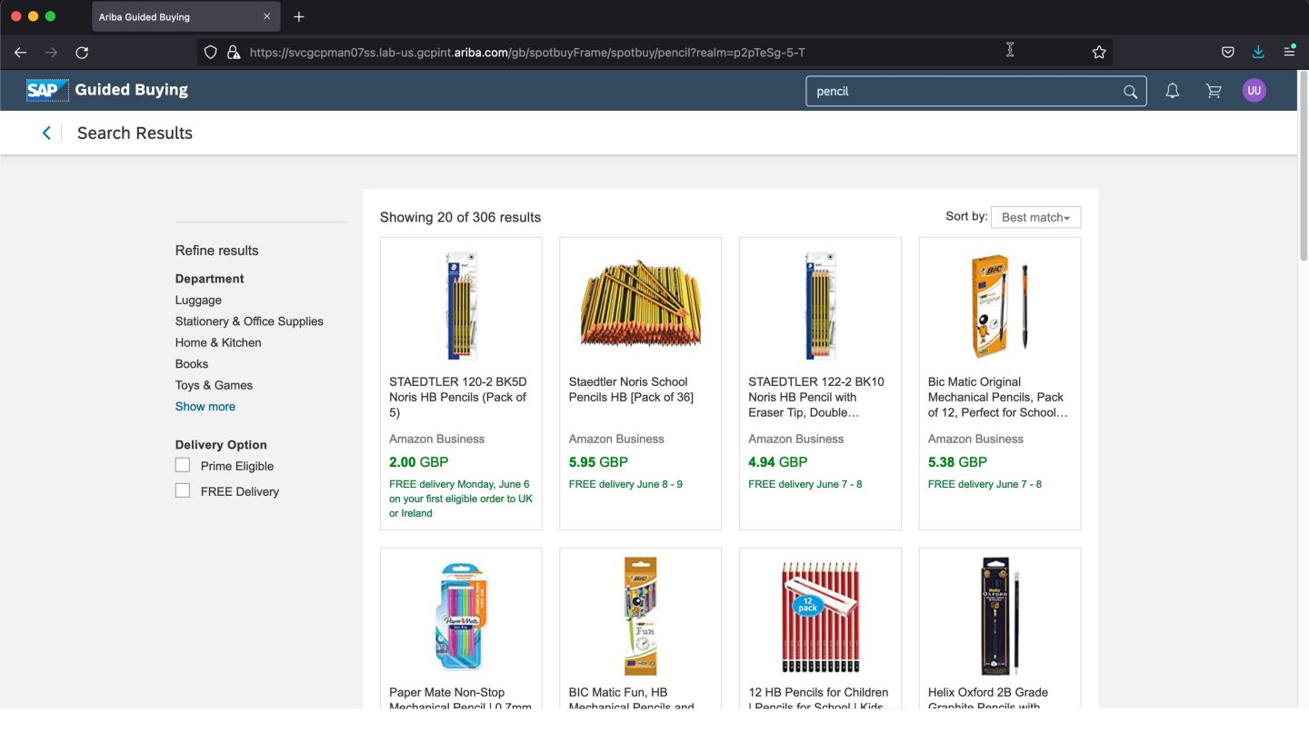 Simplify your product search with SAP Ariba solutions and Amazon Business