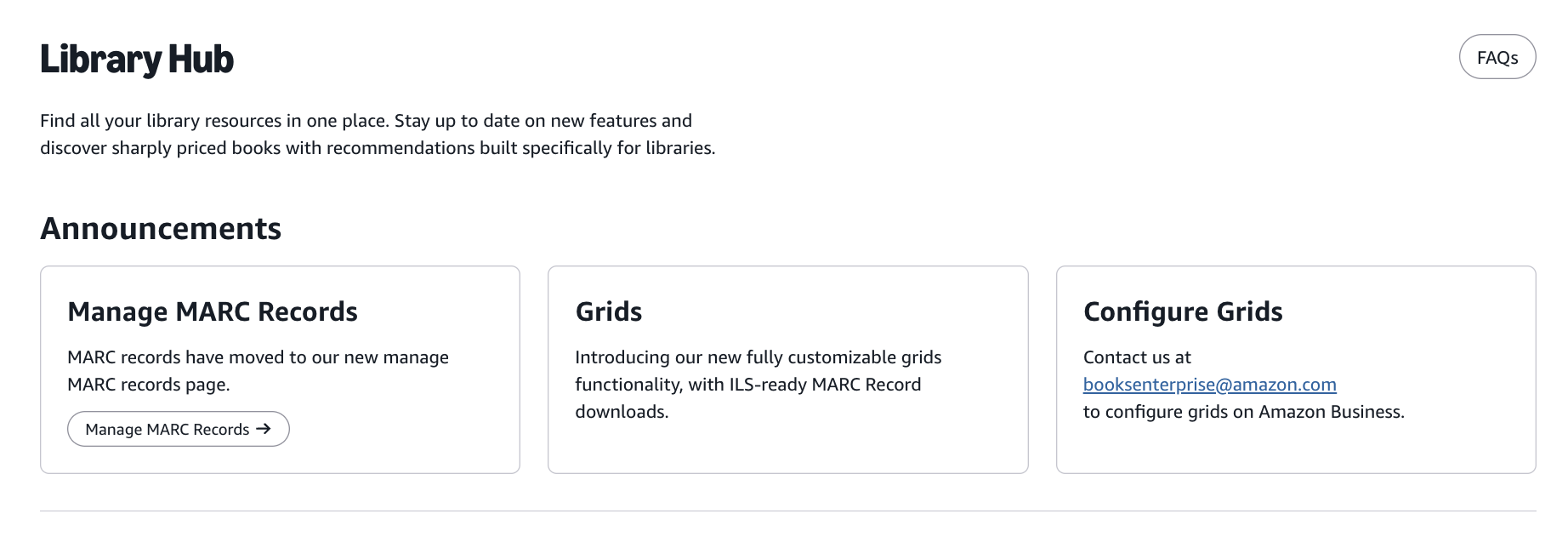  Grid for libraries screenshot
