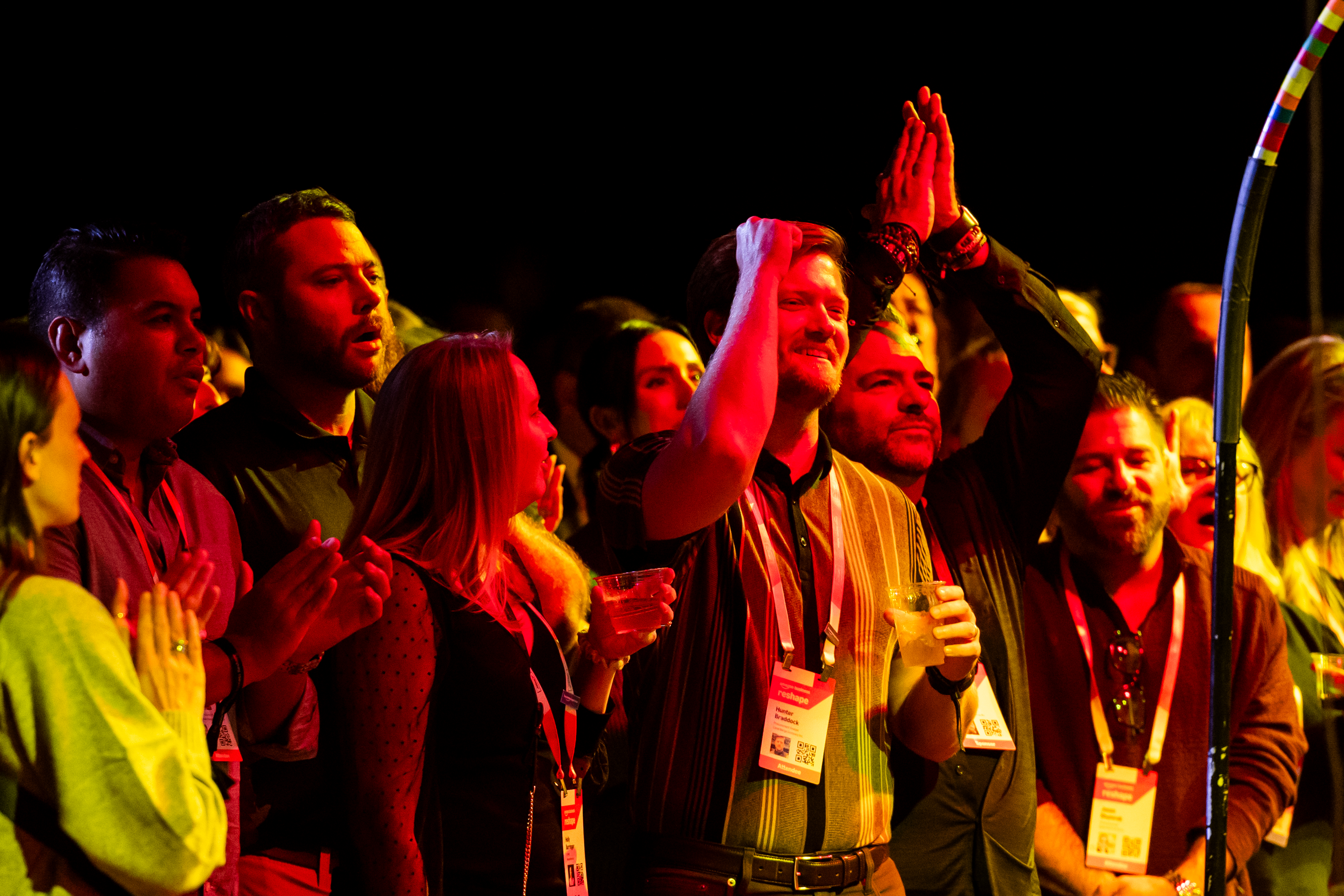 Attendees enjoy the Goo Goo Dolls performance at Amazon Business Reshape 2025