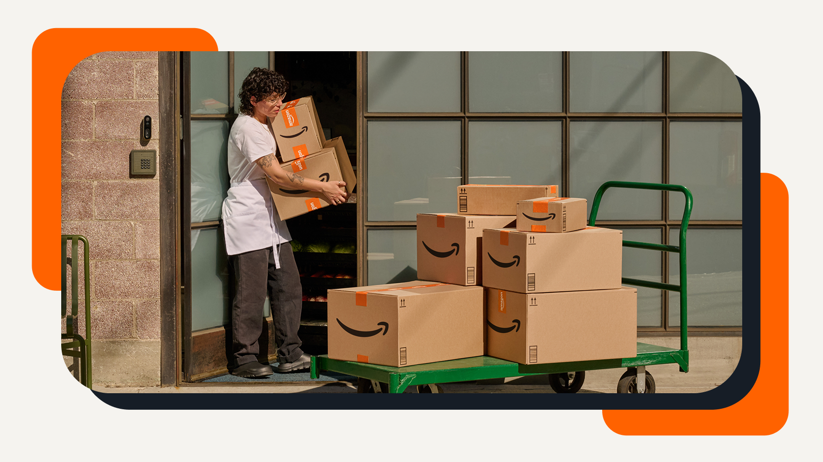 employee receiving bulk purchases