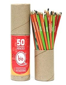 bioQ's Box of 50 Plantable Seed Pencils