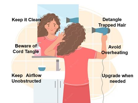 hair dryer maintenance