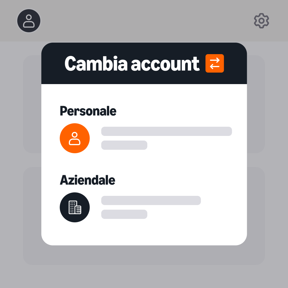 utilizza un altro account