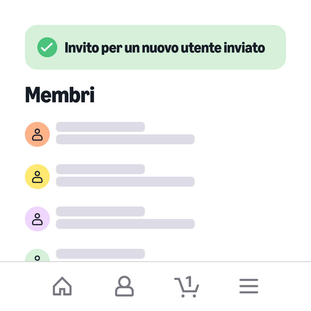 gestisci il tuo account aziendale nell’app